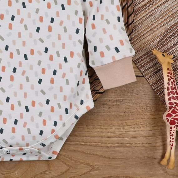 ABN-5323/KRE Body z bawełny organicznej Nini druk