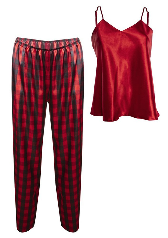 DK-KI Komplet Damski Piżama DKaren - Świąteczny 16