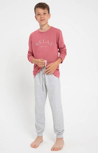 3090 Sammy piżama chłopięca Taro - śliwkowy
