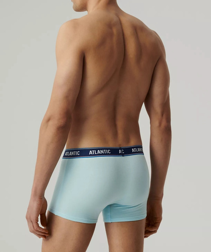 3MH-214 Bokserki męskie 3-pak Atlantic niebieski-szmaragdowy