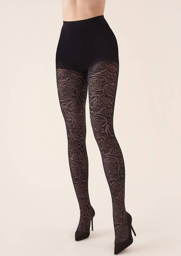 309 Cameo 60 den Rajstopy Gabriella - nero