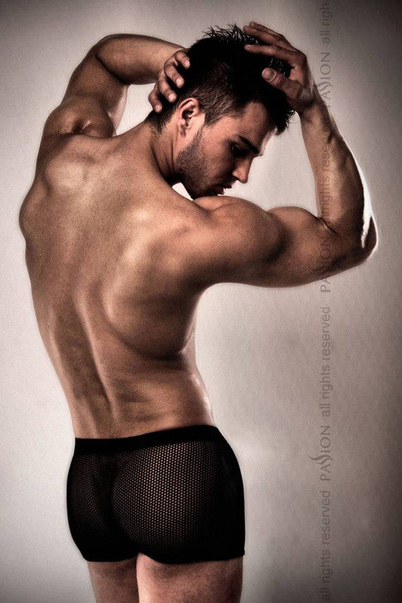 004 Bokserki męskie Passion czarny