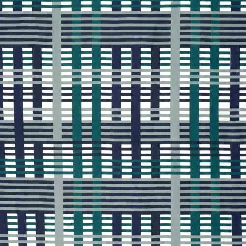 Nika 47 pościel satynowa liście Eurofirany turkusowy