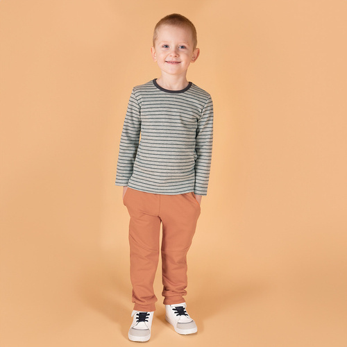 141255 Spodnie dresowe Nicol - rudy