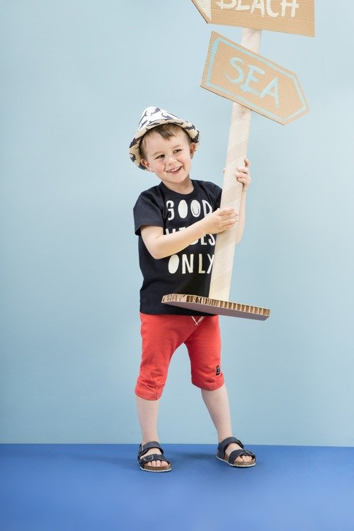 T-shirt "OCEAN'S DREAM" z krótkim rękawkiem Pinokio granatowy