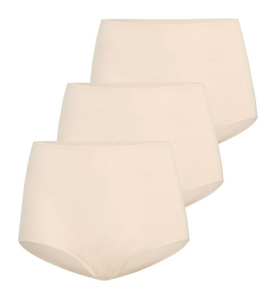 148-3 Classico Wielopak figi z wysokim stanem Teyli - beżowy