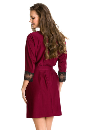 05093 Szlafrok damski Mediolano - burgund 