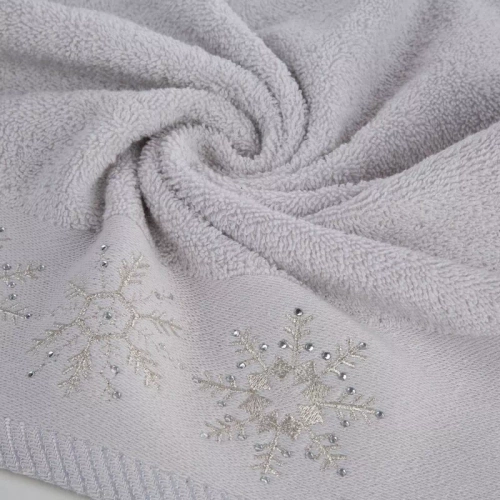 Joy 3 ręcznik świąteczny choinka Eurofirany srebrny