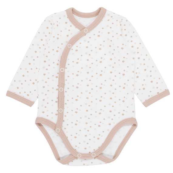 Gwiazdeczki body kopertowe Martex beżowy
