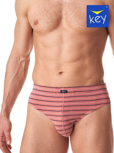 MPP 355 Slipy męskie 2-pak Key- czerwony granatowy