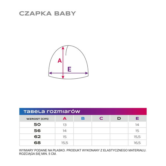 Czapka niemowlęca z wełny merino Eevi – granatowa, miękka i oddychająca