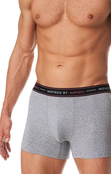 MXH 132 Bokserki męskie Key- szary paski