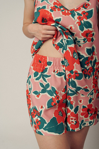 PRE-0067/00S Ina Leaves Piżama damska Pretilo