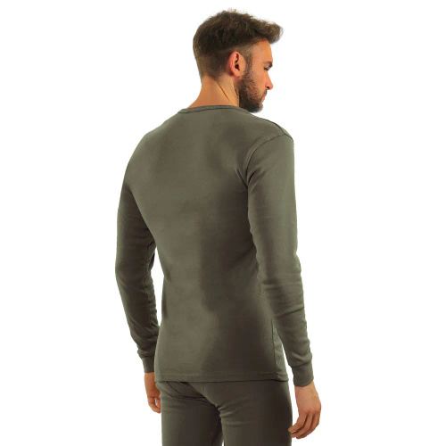 123 Koszulka z długim rękawem Sesto Senso- khaki 