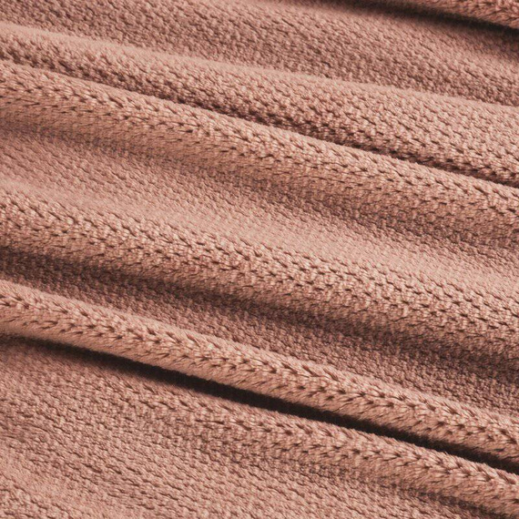 Ricky Koc narzuta z mikrofibry Eurofirany pudrowy róż