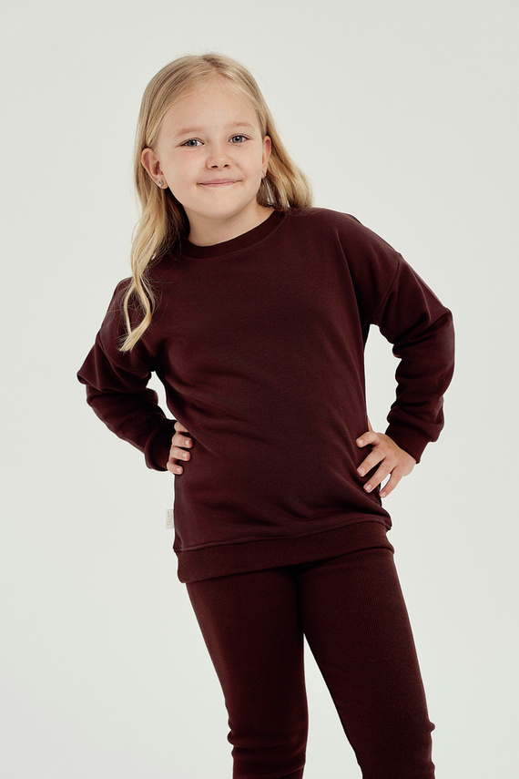 3051 Selena Komplet dziecięcy Taro- brązowy