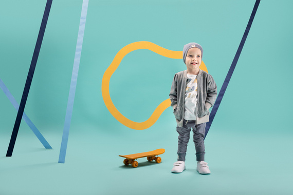 Fun Time Legginsy niemowlęce Pinokio - niebieski