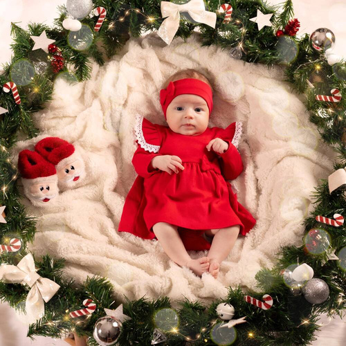 163159 Sukienko-body + opaska "Magia Świąt" Nicol