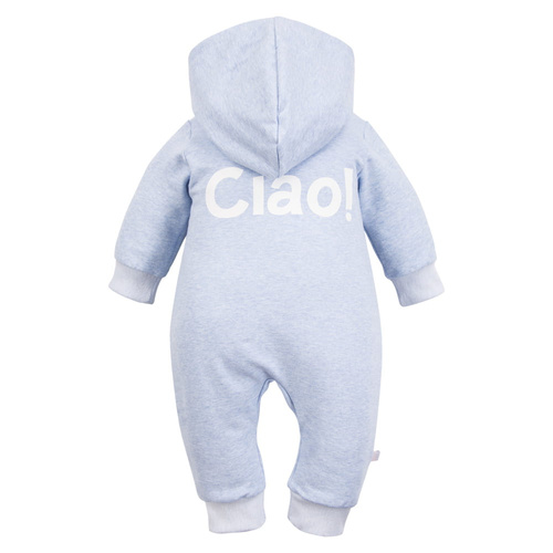 Ciao Kombinezon dresowy z kapturem Eevi - niebieski melanż