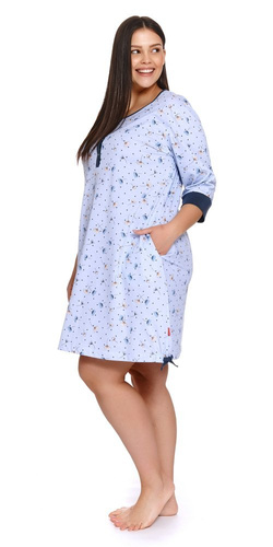 4257 Koszula Nocna Doctor Nap - deep blue