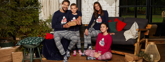 Arktyka Piżama Męska Italian Fashion -  granatowy