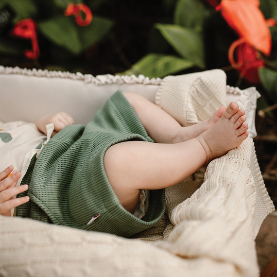 Pearfect Szorty bawełniane Eevi- zielone