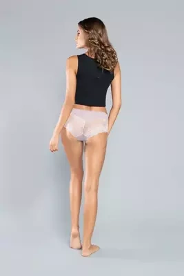 Alchemia midi figi Italian Fashion- beżowe