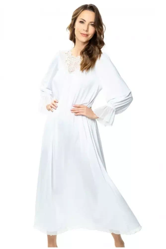 86559 Katarzyna Koszula nocna Mewa biały