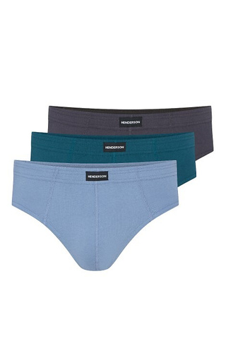 1446 K670 Slipy męskie Henderson bawełna, 3 sztuki w pudełku