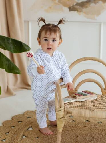 11250 "Blue Stars" Dres welurowy Makoma niebieski