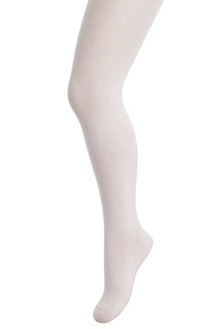 W38.060 Soft Cotton Rajstopy bawełniane gładkie - białe