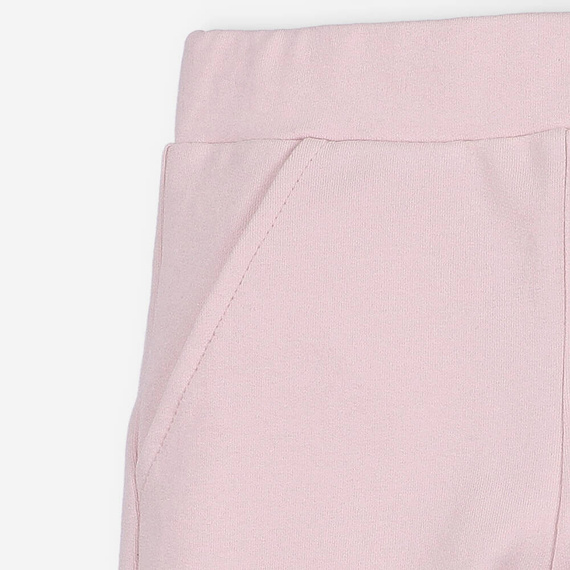 ILC-0018/JAR Spodnie dresowe dla dziewczynki I Love Colors - pudrowy róż