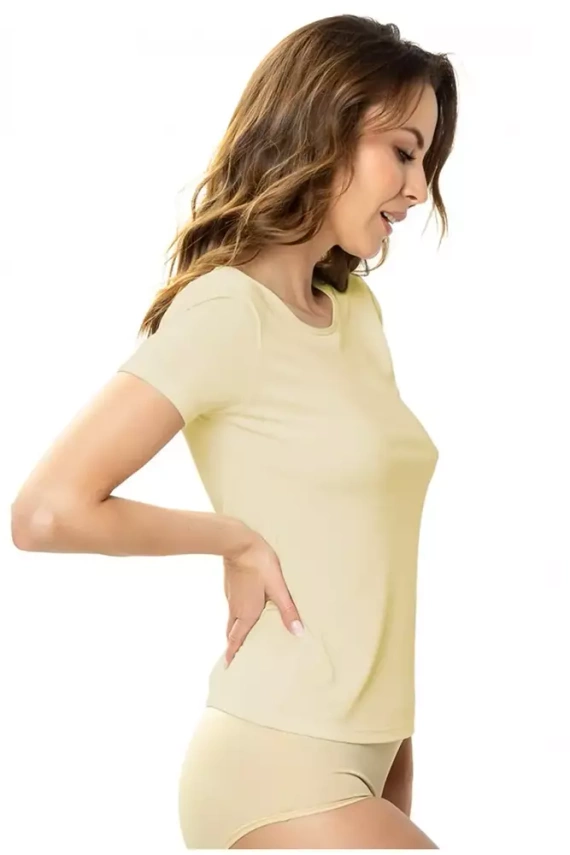 86556 Otto Koszulka damska Mewa beżowy