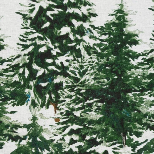 Pościel świąteczna Nevada Eurofirany bawełna 105 g/m² las jelenie