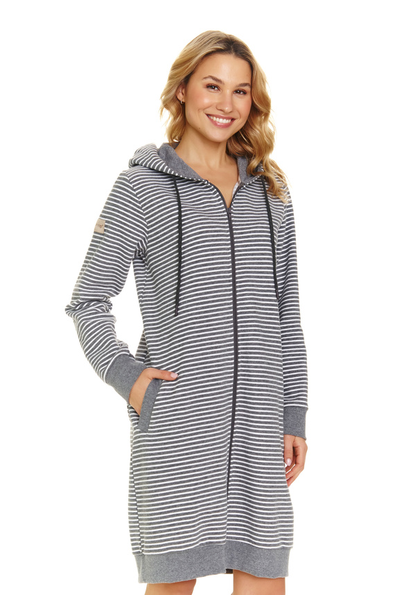 5246 Szlafrok damski Doctor Nap - dark grey