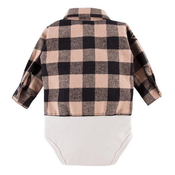 Jump Body z kołnierzykiem Eevi - czarny/beżowy