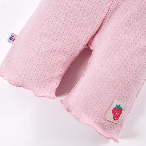 Strawberry & Love Legginsy biker kolarki Eevi - różowe