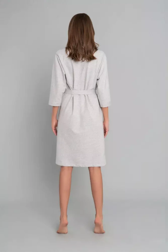 Karla Szlafrok damski Italian Fashion - jasny melange