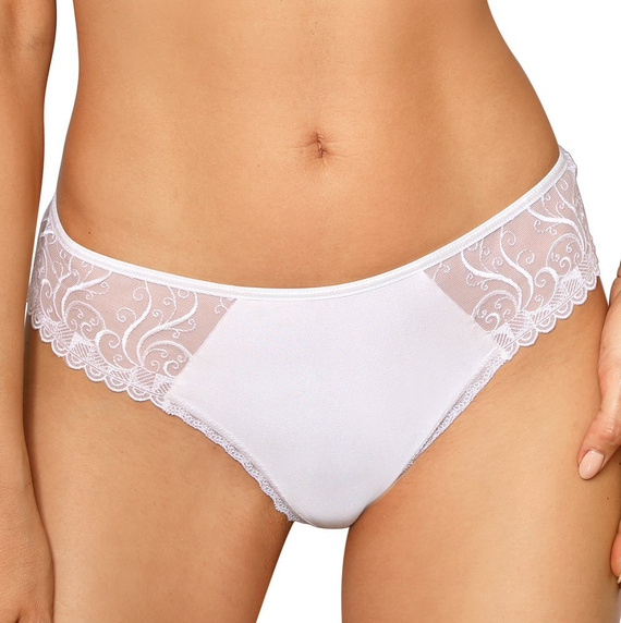 Anuk Stringi Damskie Róża - ecru