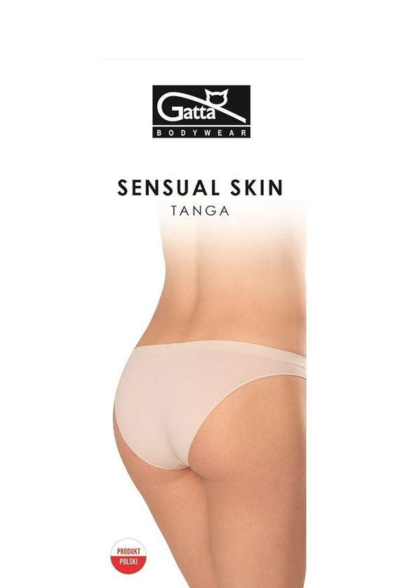 41645 Tanga Sensual Skin Figi bezszwowe Gatta- light nude beżowy