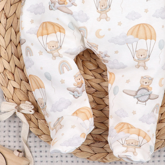 ABN-5513 Sky Journey Półśpiochy niemowlęce Nini | Bawełna organiczna, wygodny krój