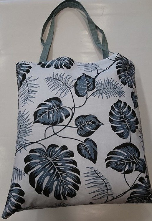 Kwiatki wzór serwetki torba bawełniana na zakupy szary