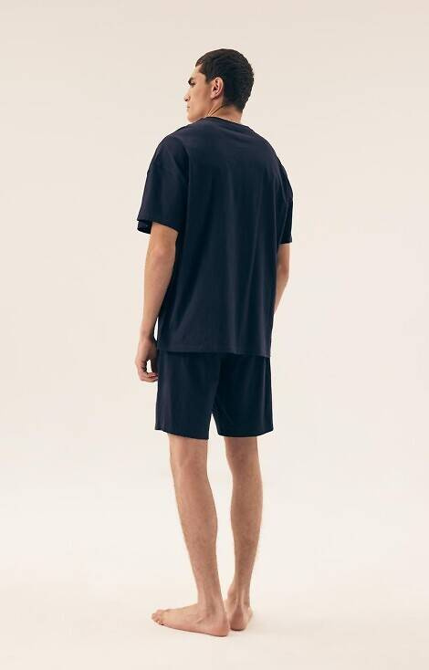 42605 Sol Piżama Męska Core Henderson - navy