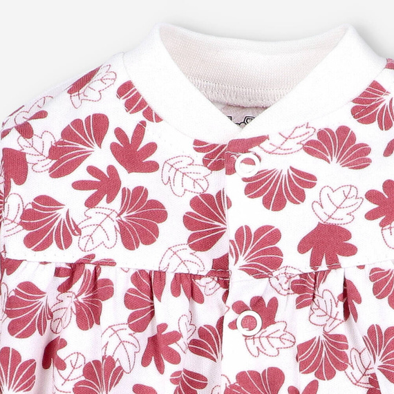 ABN-4145/LIS Wesoła Panda Pajacyk z bawełny organicznej Nini druk