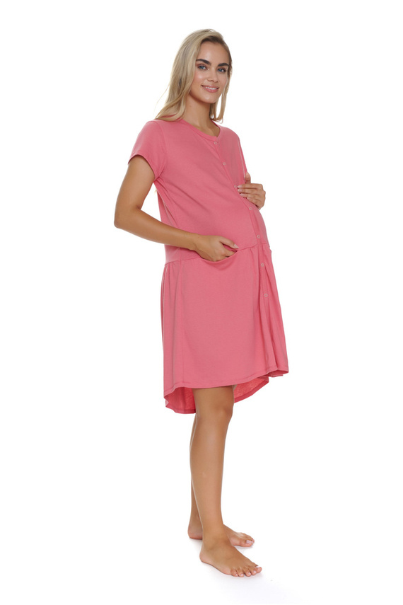9445 Koszula Nocna ciążowa i do karmienia Doctor Nap - coral