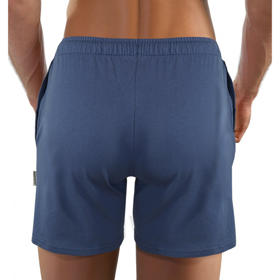 Milo 2 Krótkie spodnie piżamowe Sesto Senso gładkie jeans