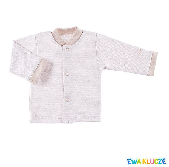 Kaftanik bawełniany dla chłopca "TRUE LOVE" Ewa Klucze beżowy