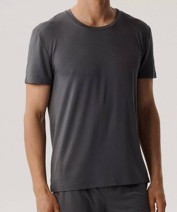 BNMP-005 Piżama męska krótki rękaw, Atlantic-szary