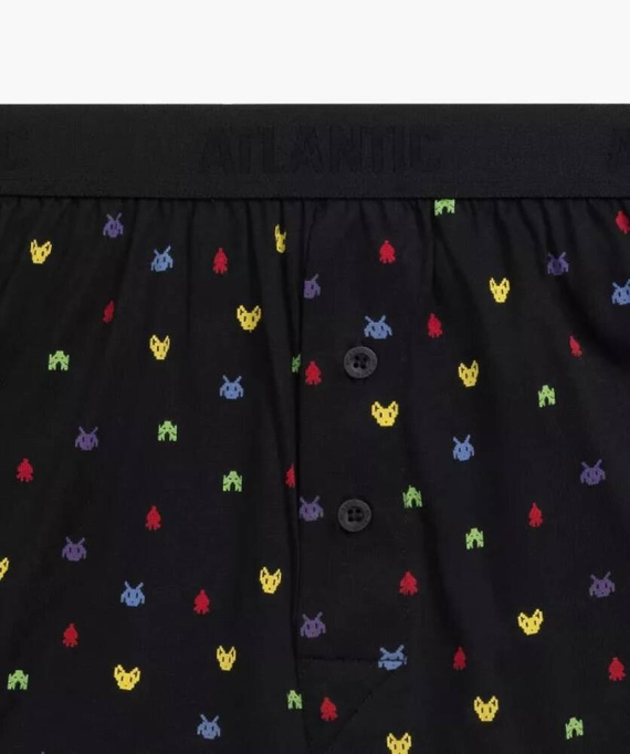 2MBX-055   Bokserki męskie Atlantic czarny