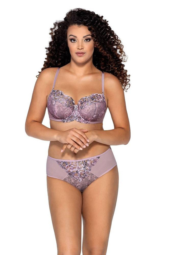 1985  Biustonosz półusztywniany Ava - różowy